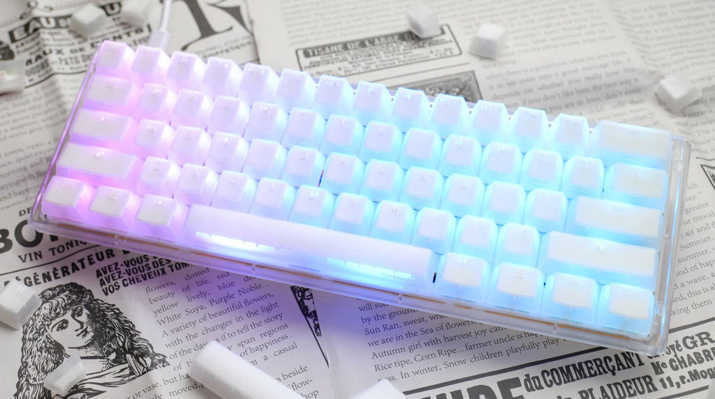 Ducky One 3 Mini 60% RGB Mechanical Keyboard Cherry MX Red Hotswap Used - product photo 2 at Keystone Discounts