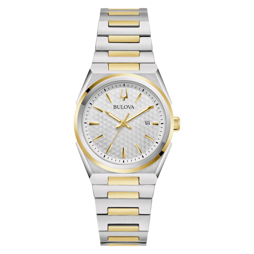 Bulova 98L323 Women's Two-Tone Stainless Steel Quartz Watch 29mm New - product photo 3 at Keystone Discounts