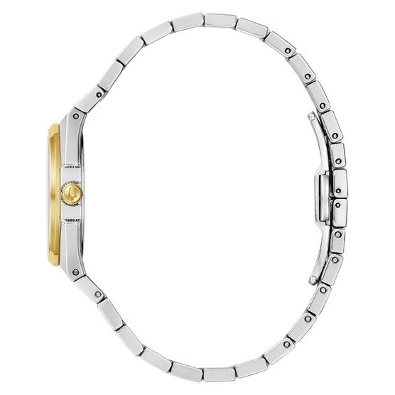 Bulova 98L323 Women's Two-Tone Stainless Steel Quartz Watch 29mm New - product photo 6 at Keystone Discounts