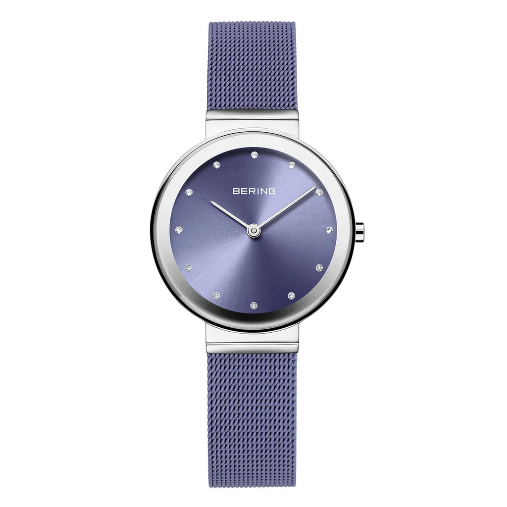 Bering 10131-909 Women's Classic Lavender Dial Stainless Steel Watch 31mm NEW - product photo 3 at Keystone Discounts