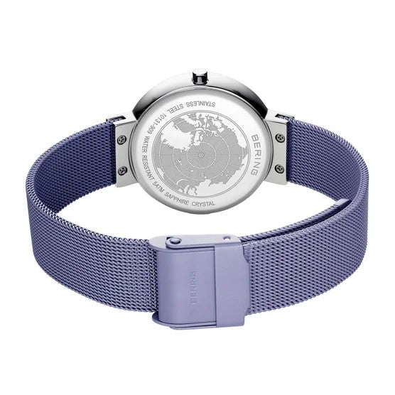 Bering 10131-909 Women's Classic Lavender Dial Stainless Steel Watch 31mm NEW - product photo 7 at Keystone Discounts