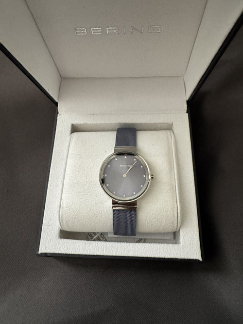Bering 10131-909 Women's Classic Lavender Dial Stainless Steel Watch 31mm NEW - product photo 2 at Keystone Discounts
