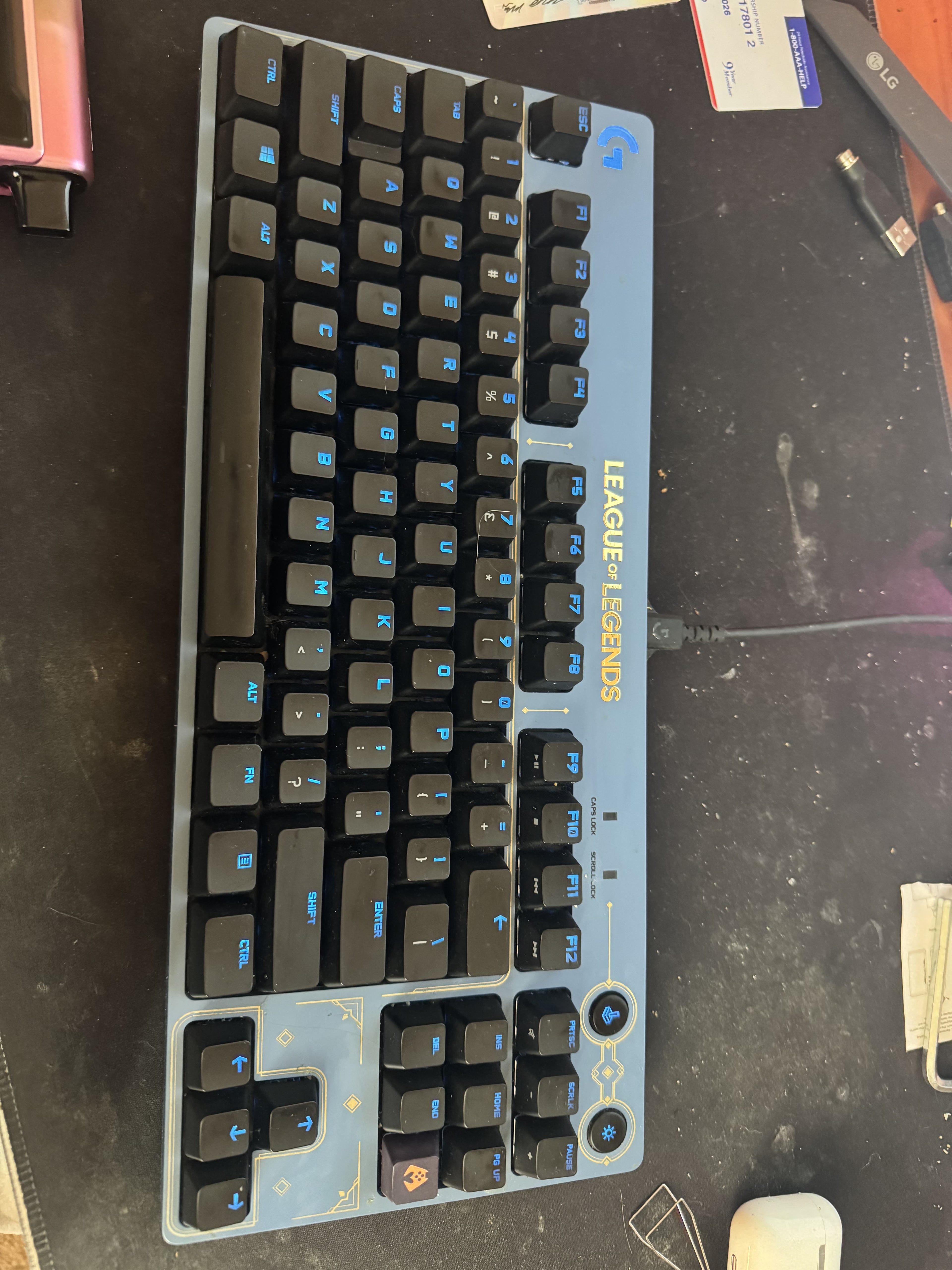 Logitech G PRO League of Legends Mechanical Gaming Keyboard TKL Wired RGB - product photo 5 at Keystone Discounts