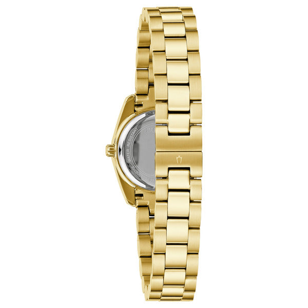 Bulova 98L315 Women's Gold Tone Crystal Stainless Steel Quartz Watch 23mm NEW - product photo 7 at Keystone Discounts