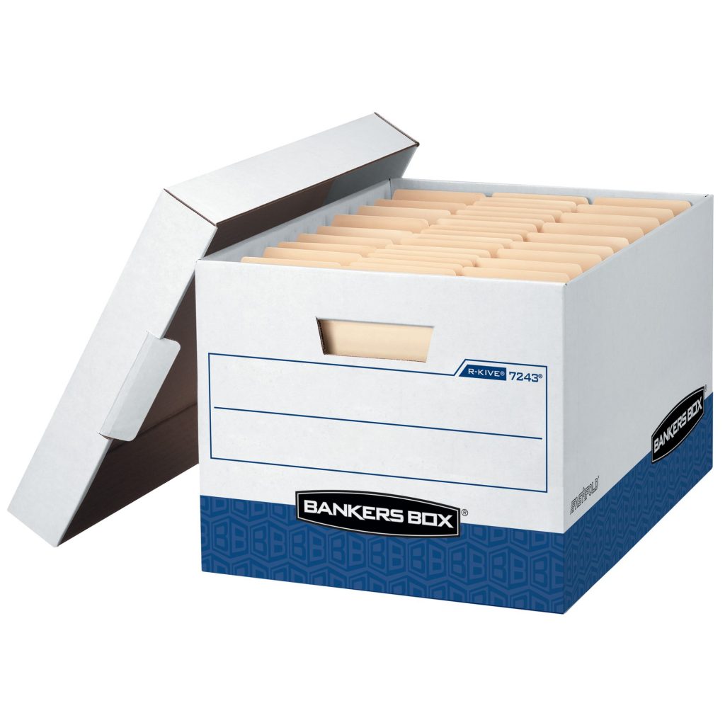 Bankers Box Heavy-Duty File Storage Boxes, 10-Pack
