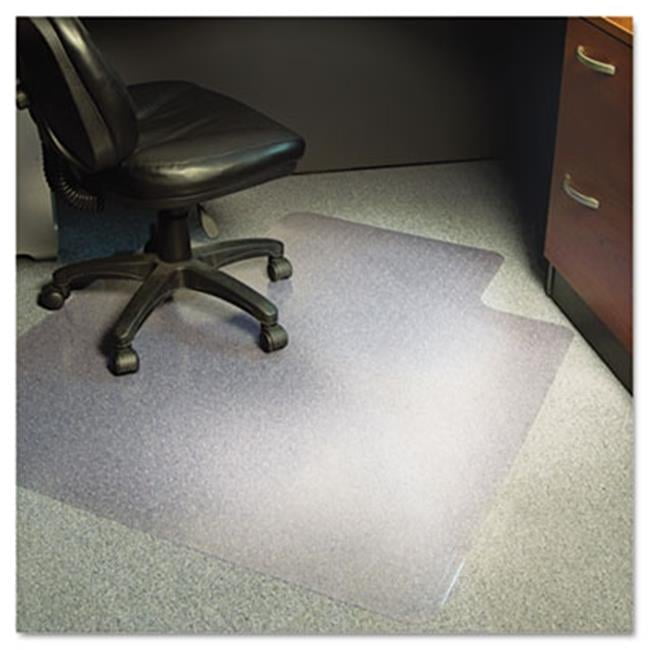 ES Robbins EverLife Chair Mat with Lip, 45" x 53" — High Pile Carpet