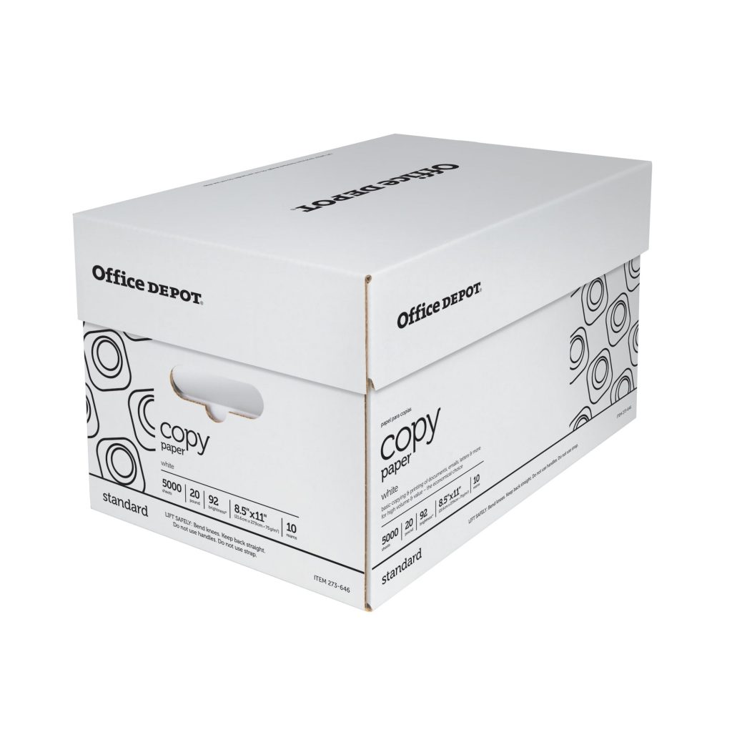 Copy Paper Case — 8 Ream Carton (4,000 Sheets)